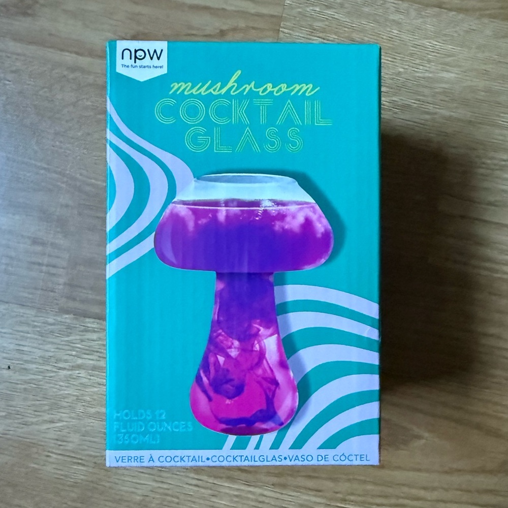 NPW Mushroom Cocktail Glass - Clear